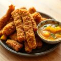 Tulang Goreng Mangga (Gebakken Bot met Mango)