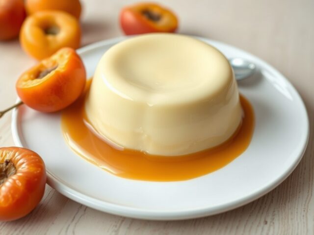 Twentse griesmeelpudding met een saus van boerenme