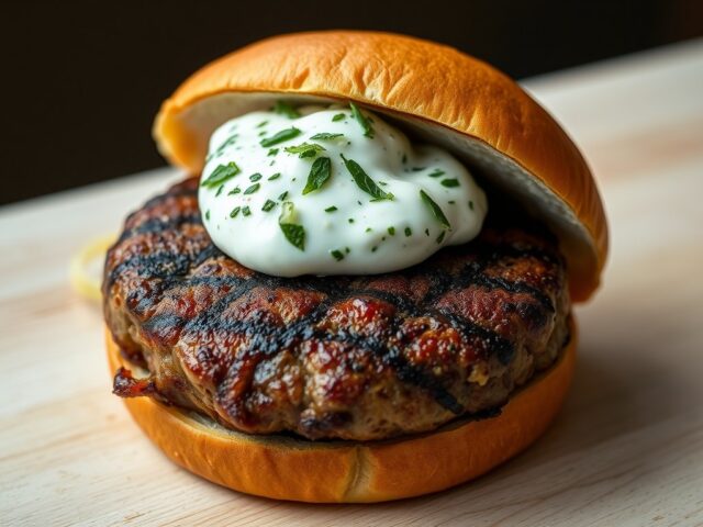 Tzaziki burgers