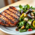 Varkens Carbonades en een Kruidige Salade met een Aziatisch Tintje