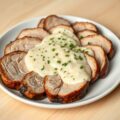 Varkensfilet met een passendale roomsaus