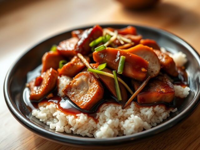 Varkenshaas met Pekingsaus