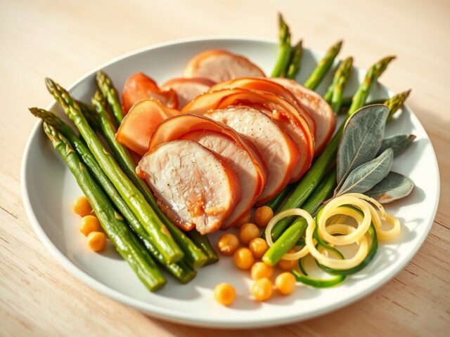 Varkenshaasje met parmaham