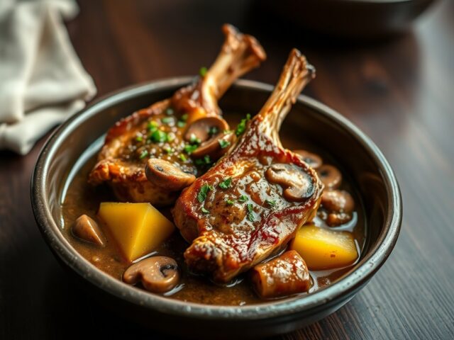 Varkenskoteletten uit de slowcooker
