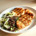 Varkensmedaillons met frisse venkelsalade