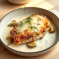 Varkensoester met Artisjokken in de Oven Gegratineerd