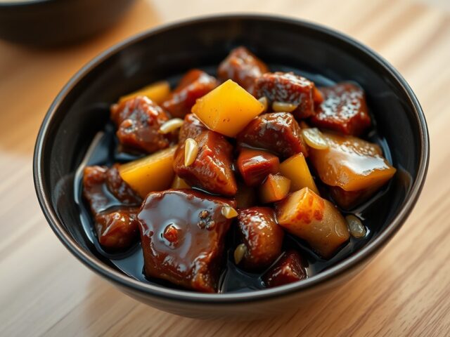 Varkensvlees met ananas uit de Slow Cooker