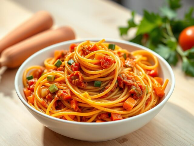 Vegetarische spaghetti