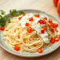 Vegetarische zuurkool met yoghurt en fenegriekaas