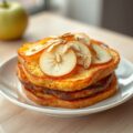 Verloren brood met amandelen en appel