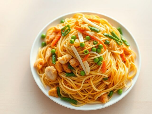 Vermicelli Singapore-Stijl