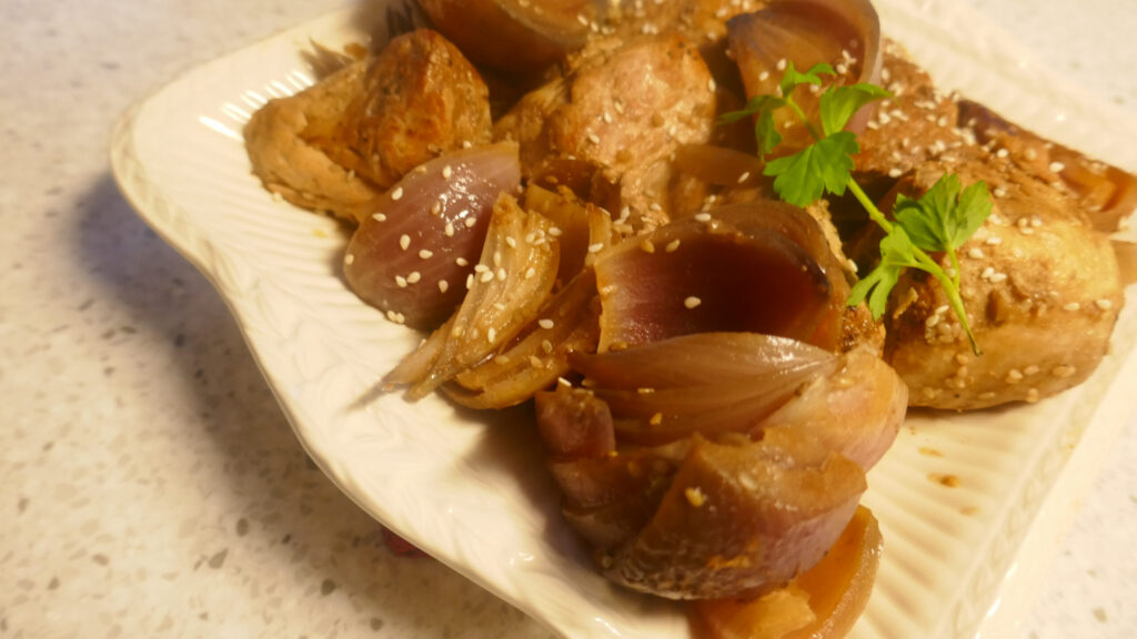 Verrukkelijke Varkenshaas met een Oosters sausje uit de Slowcooker