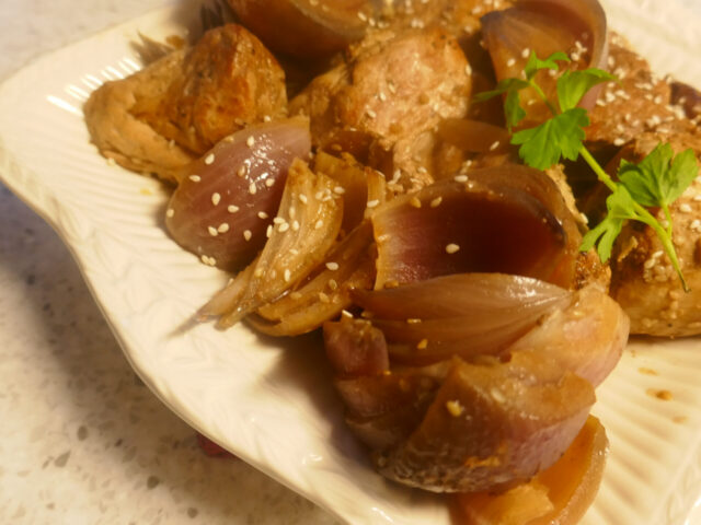 Verrukkelijke Varkenshaas met een Oosters sausje uit de Slowcooker