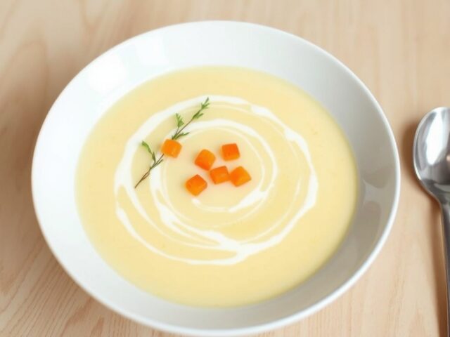 Vichyssoise, koude aardappel-preisoep
