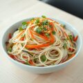 Vietnamese Glasnoedelsalade met een Nuoc Cham Dressing