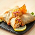 Vietnamese loempia met visvulling