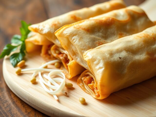 Vietnamese loempia met vleesvulling