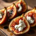 Vijgen met Morzarella voor op de BBQ