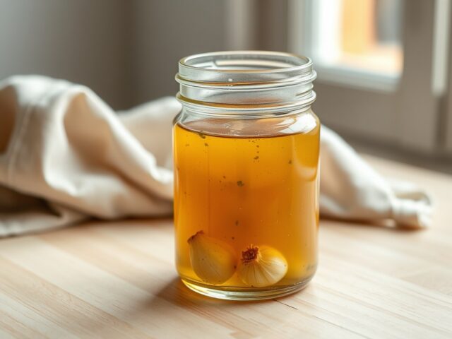 Vinaigrette – dressing met geroosterde knoflook