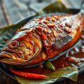 Vis Bumbu Bali Gerechten ( = Ikan Bumbu Bali)