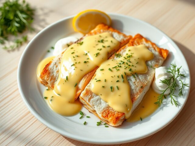 Visduo met Hollandaise Saus Speciaal