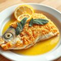 Visfilets met salie (pesce alla salvia)