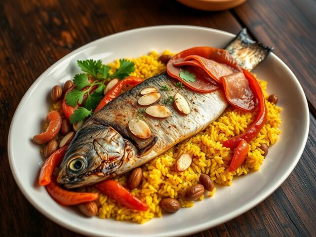 Vispiperade met Spaanse Ham