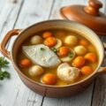 Vispotje met wortel