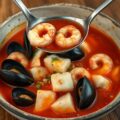 Vissoep met Tomaten op z’n Spaans