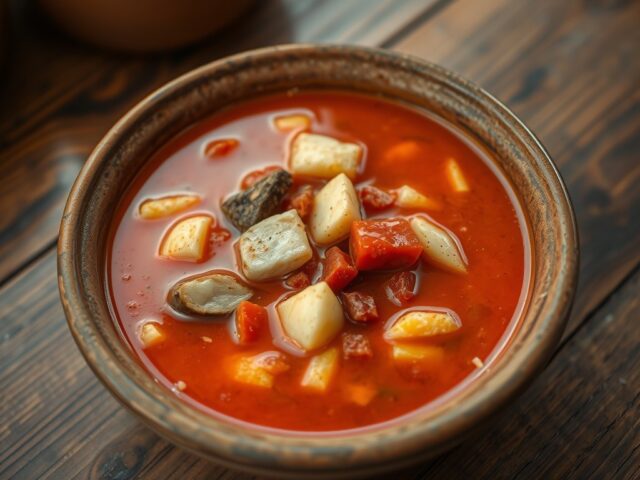Vissoep met Tomaten (Spaans)