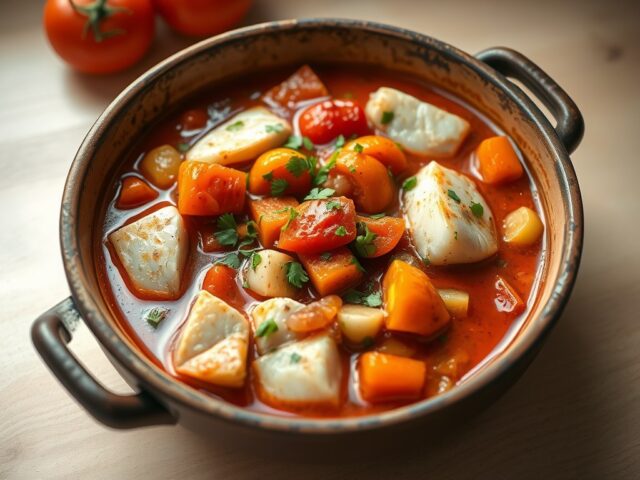 Visstoofpot Italië (Livorno Variant)