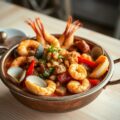 Visstoofpot Portugal (Eenpans CATAPLANA variant)