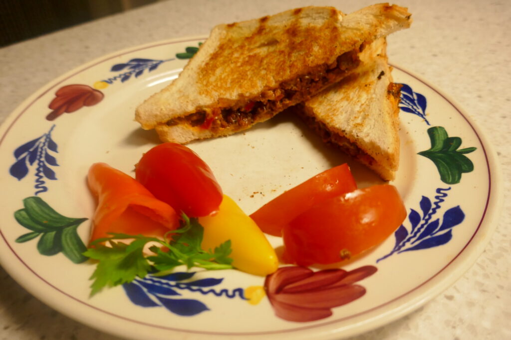 Vlamtosti uit de pan