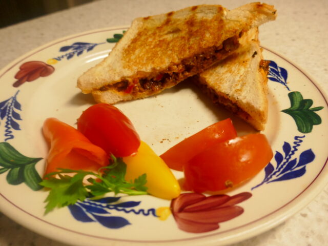 Vlamtosti uit de pan
