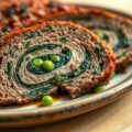 Vleesbrood met spinazie