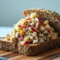 Volkoren boterham met tonijnsalade