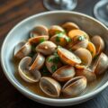 Vongole (=Venus)schelpjes als Voorafje
