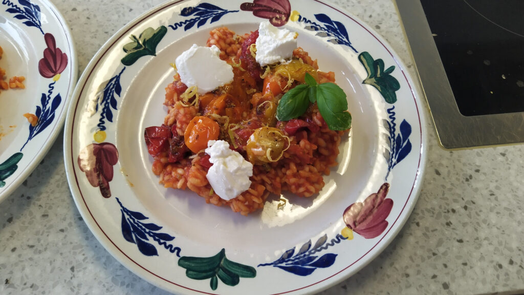 Vrolijke Voorjaars Risotto met Ricotta en een vleugje Citroen