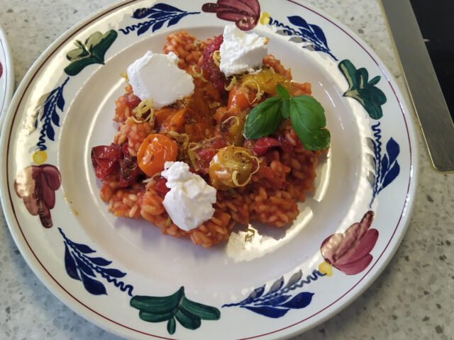 Vrolijke Voorjaars Risotto met Ricotta en een vleugje Citroen
