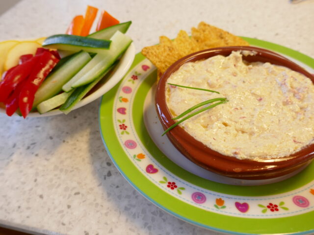 Vurige Mexicaanse kaas dip