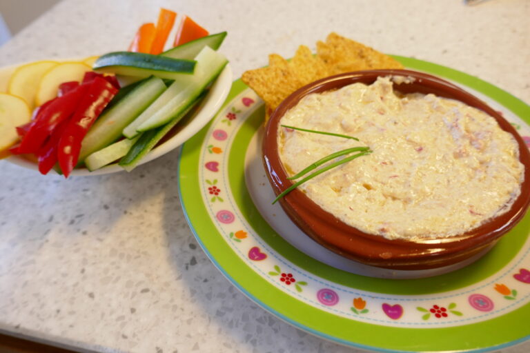 Vurige Mexicaanse kaas dip