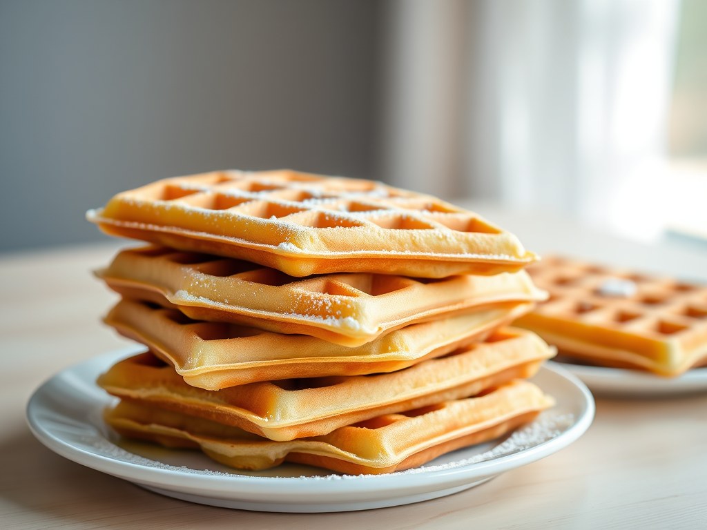 Wafels, AI-gegenereerde illustratie