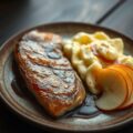 Warm gerookte palingfilet met roerei ( zie opm)
