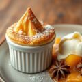 Warme amandelsoufflé met ( zie opm )