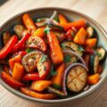 warme groenten salade uit de oven
