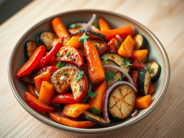 warme groenten salade uit de oven