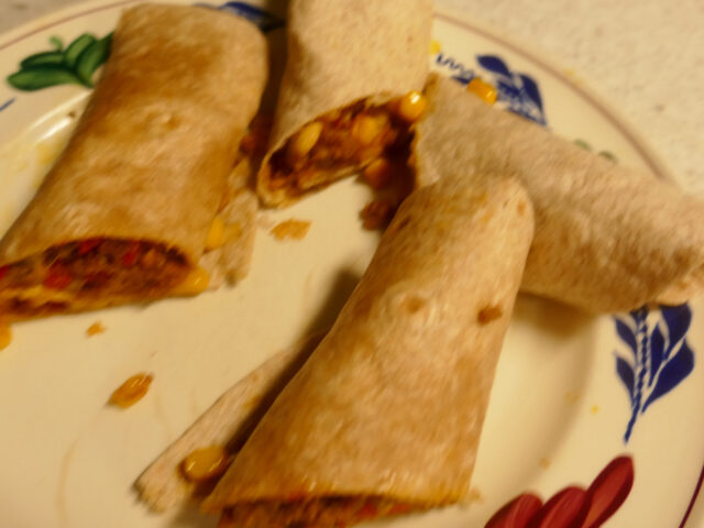 Warme Wraps met Mexiaans groentegehakt