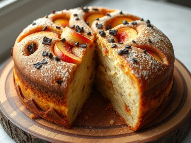 Wilde perzikkoek