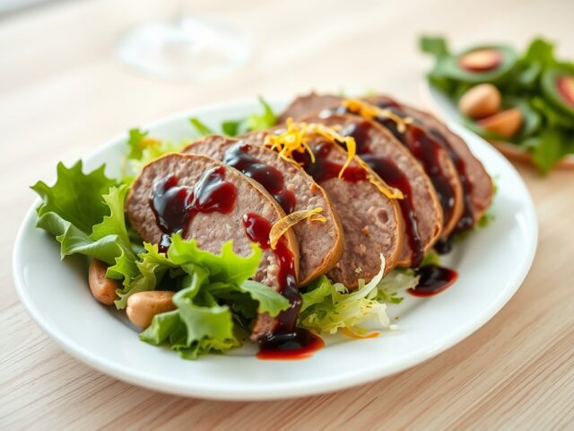 Wildpastei op pluksla met cumberland saus