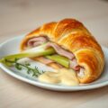 Witlofcroissant met kaassausje